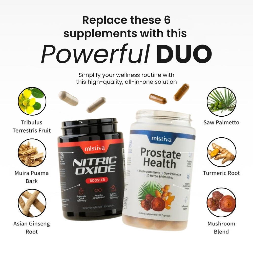 Mistiva™ Prostate Health + Nitric Oxide Bundle